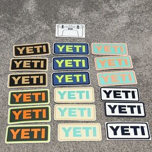 Lot of 19 Yeti Cooler Stickers